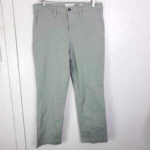 Lucky Brand Jeans WOmens Size 8 29 Straight Leg Ankle Sage Green Stretchy